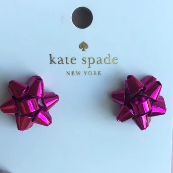New Kate Spade Bourgeois Bow Studs - Picture 9 of 12